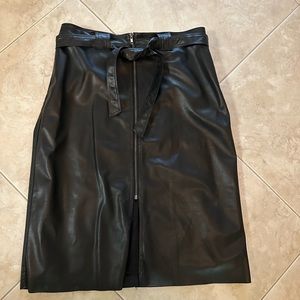 Bailey 44 PU Leather skirt size L. Purchased from Anthropology.